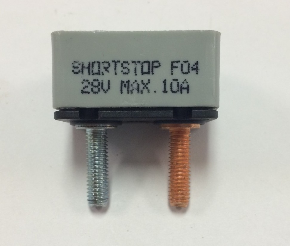 NEW Cooper Bussmann SHORTSTOP 28V 10A Manual Reset Circuit Breaker 30301