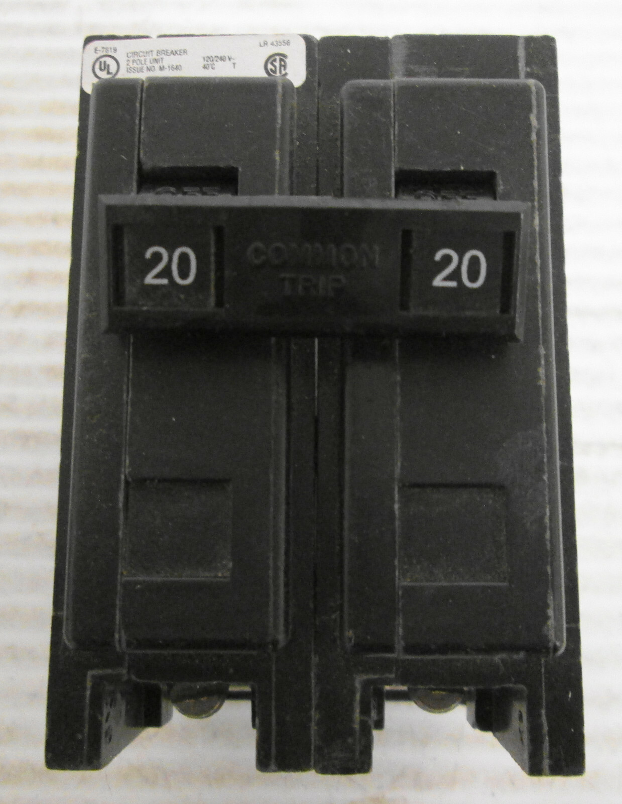 Eaton QBHW2020H Circuit Breaker 2P 20A 240VAC