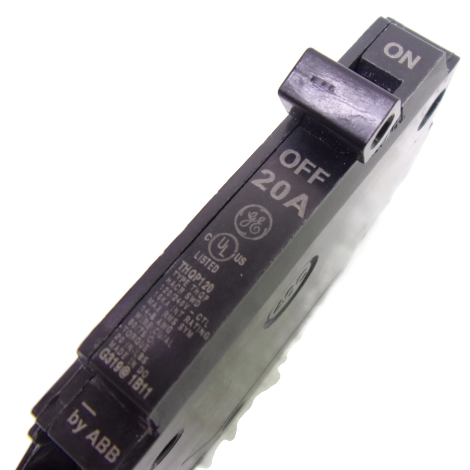 GE THQP120 20A 120/240V Single Pole Type THQP Circuit Breaker New Open Box