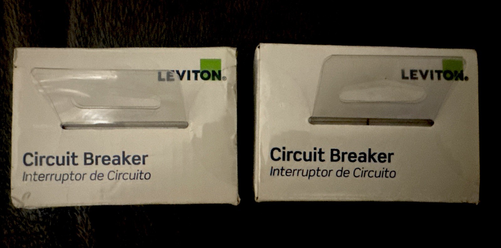 NEW Leviton Branch Circuit Breaker, GFCI 2 Pole 50 Amp LB250-GFR SEALEDLot Of 2