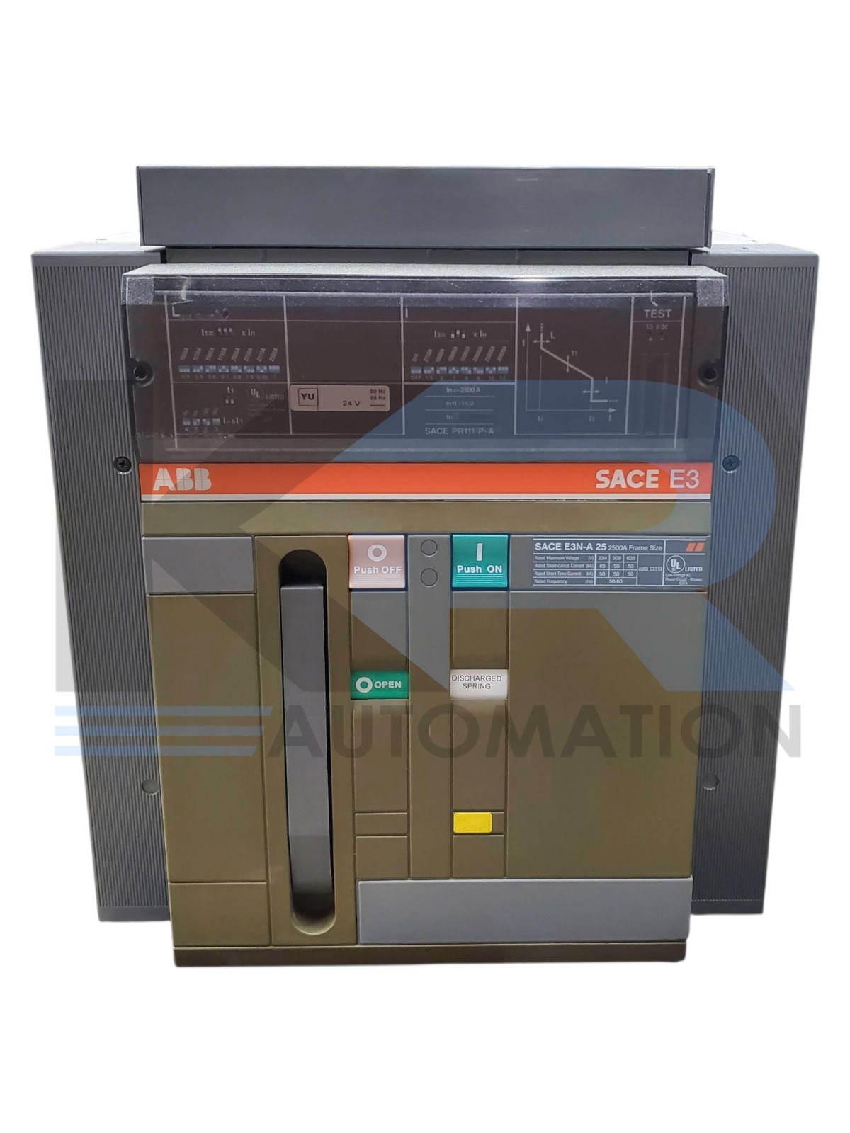 ABB E3N-A 25 SACE Insulated Case Circuit Breaker 2500A 635V