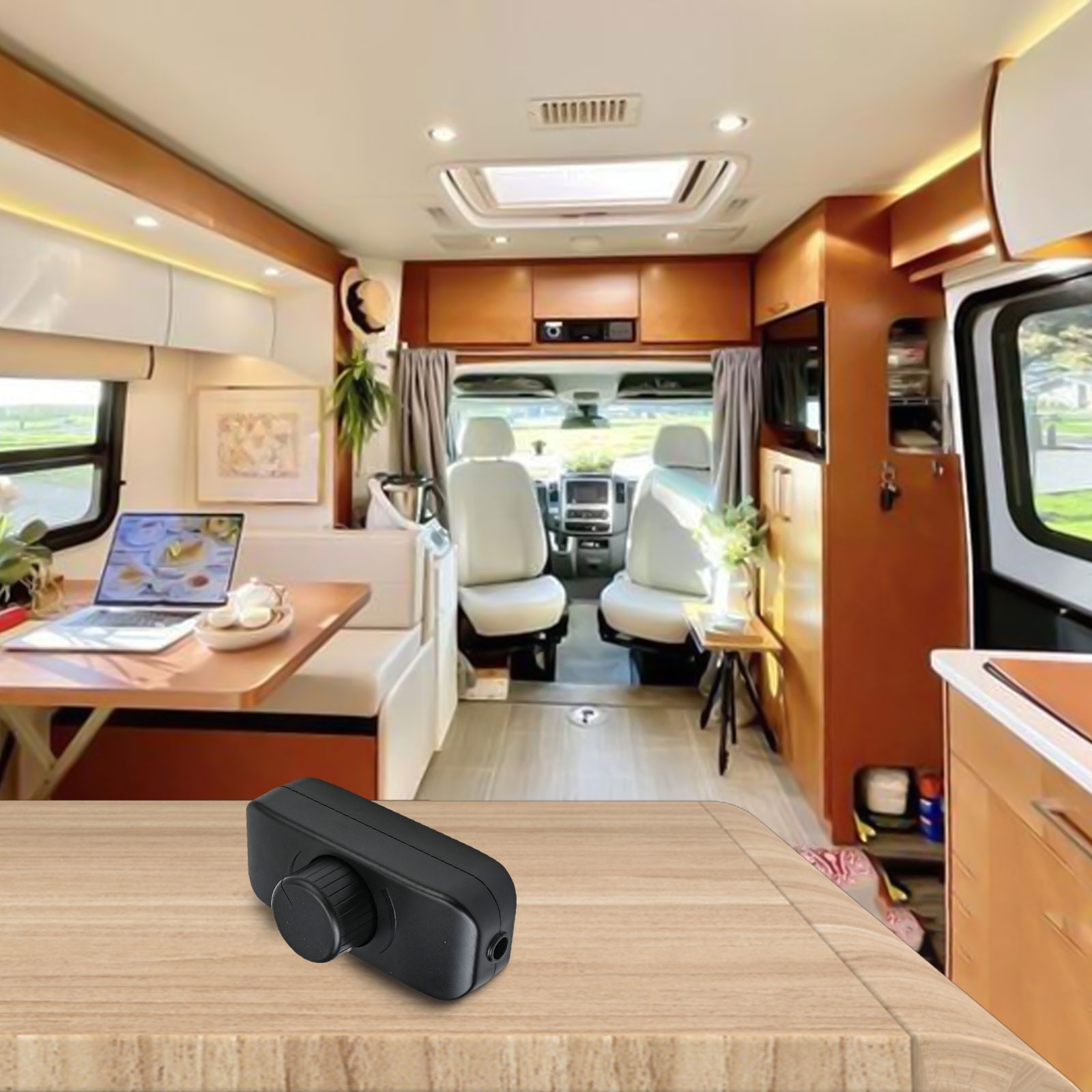 12V 24V Inline Dimmer Switch with Screw Terminals Easy RV Boat Install