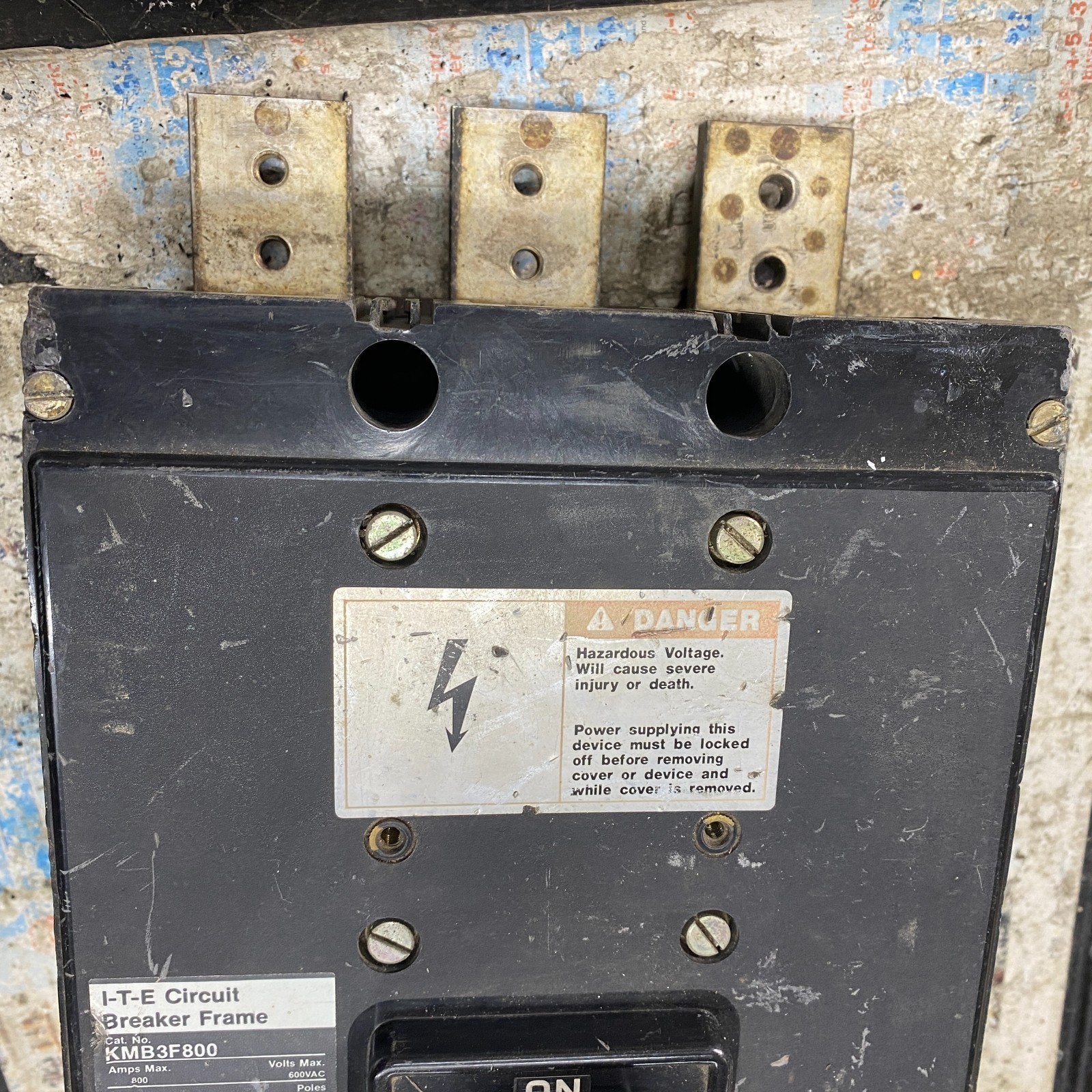 ITE KMB3F800 Circuit Breaker Frame 3 Pole 800 Amp Type KMB 600VAC Siemens ✅