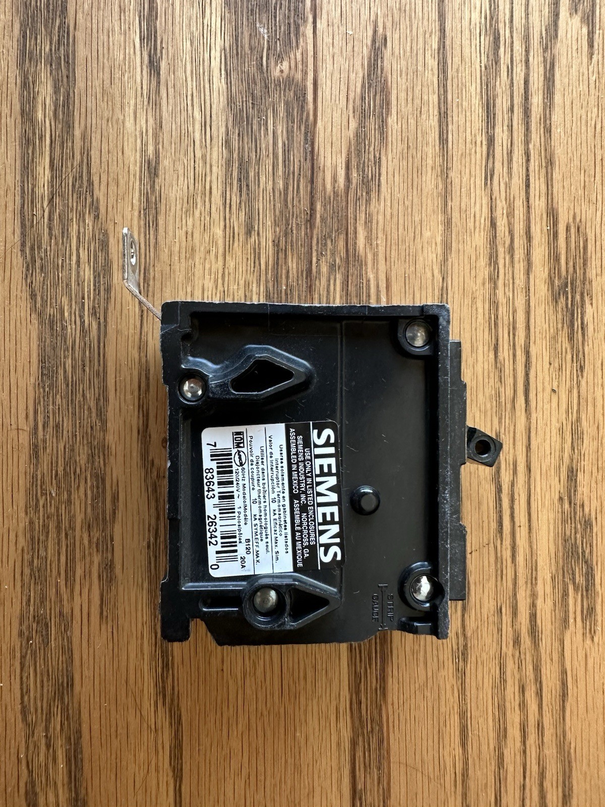 Siemens B120 120/240Volt Circuit Breaker