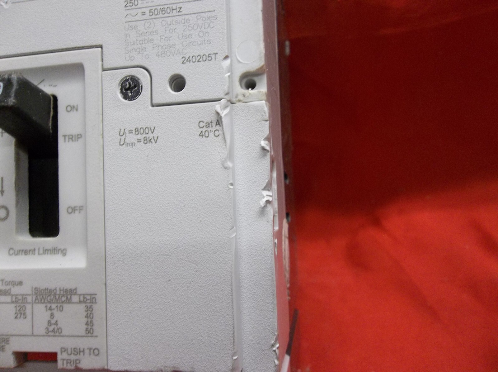 EATON PDG23M0060TFFL circuit breaker 325A3