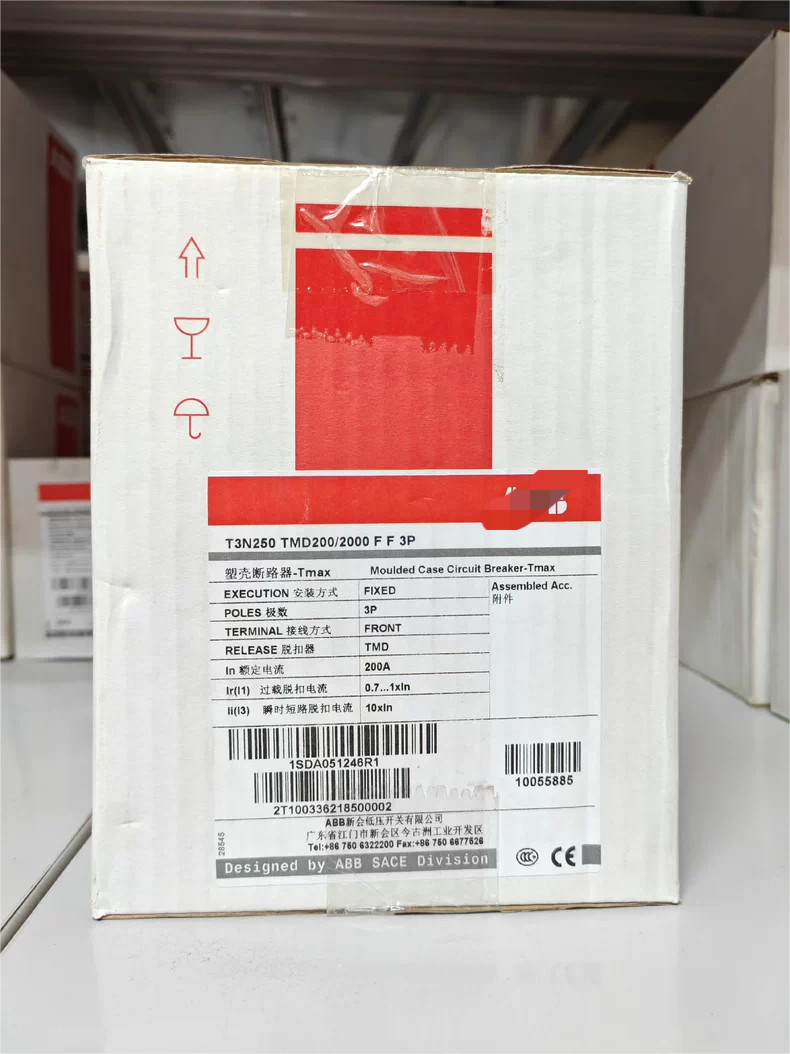 1 PC NEW T3N250 TMD200/2000 FF 3P 1SDA051246R1 Molded Case Circuit Breaker