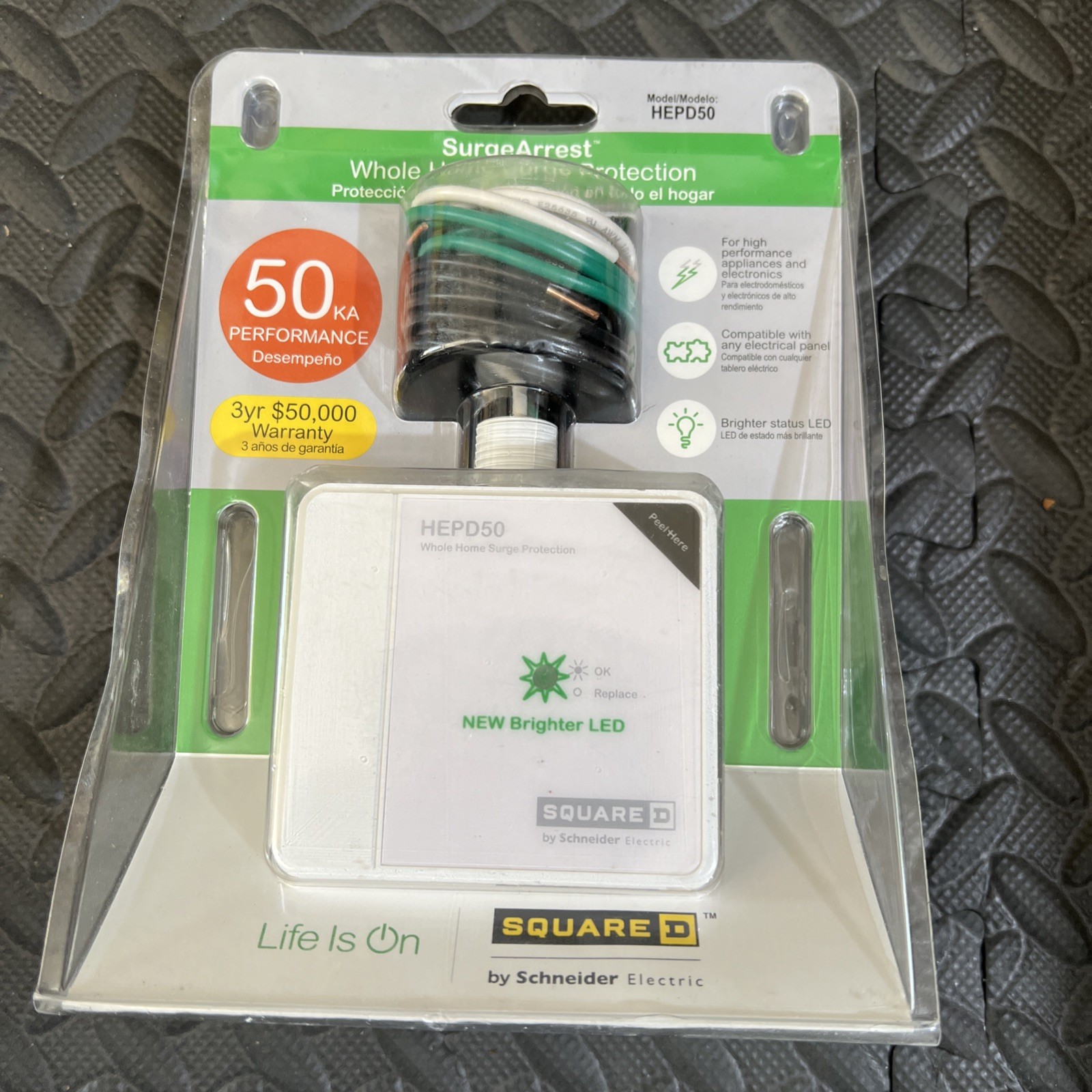 Schneider Square D HEPD50 50kA Whole Home Surge Protection