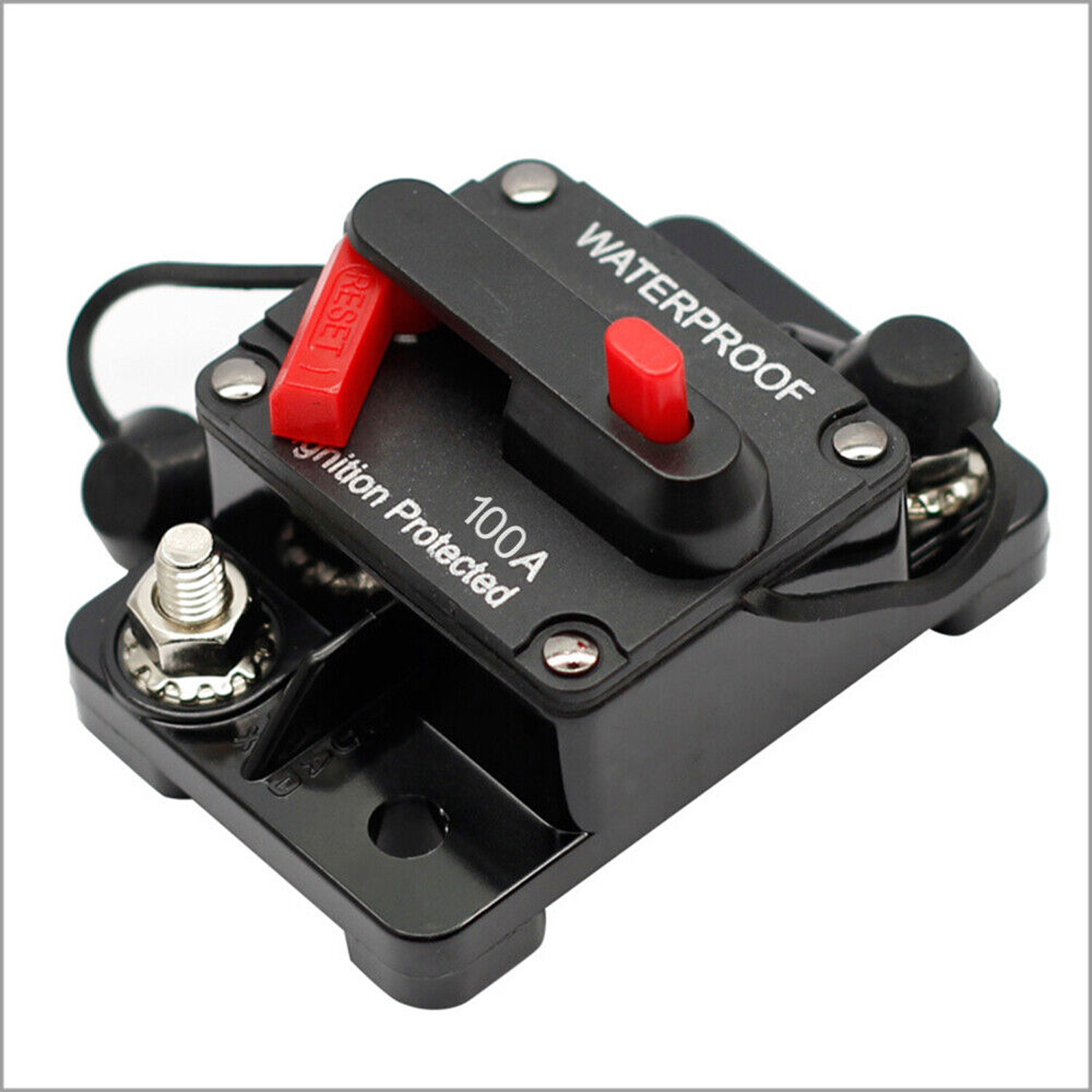 2pcs 12V-48V DC Car Boat Auto Waterproof 100-300A AMP Circuit Breaker Fuse Reset