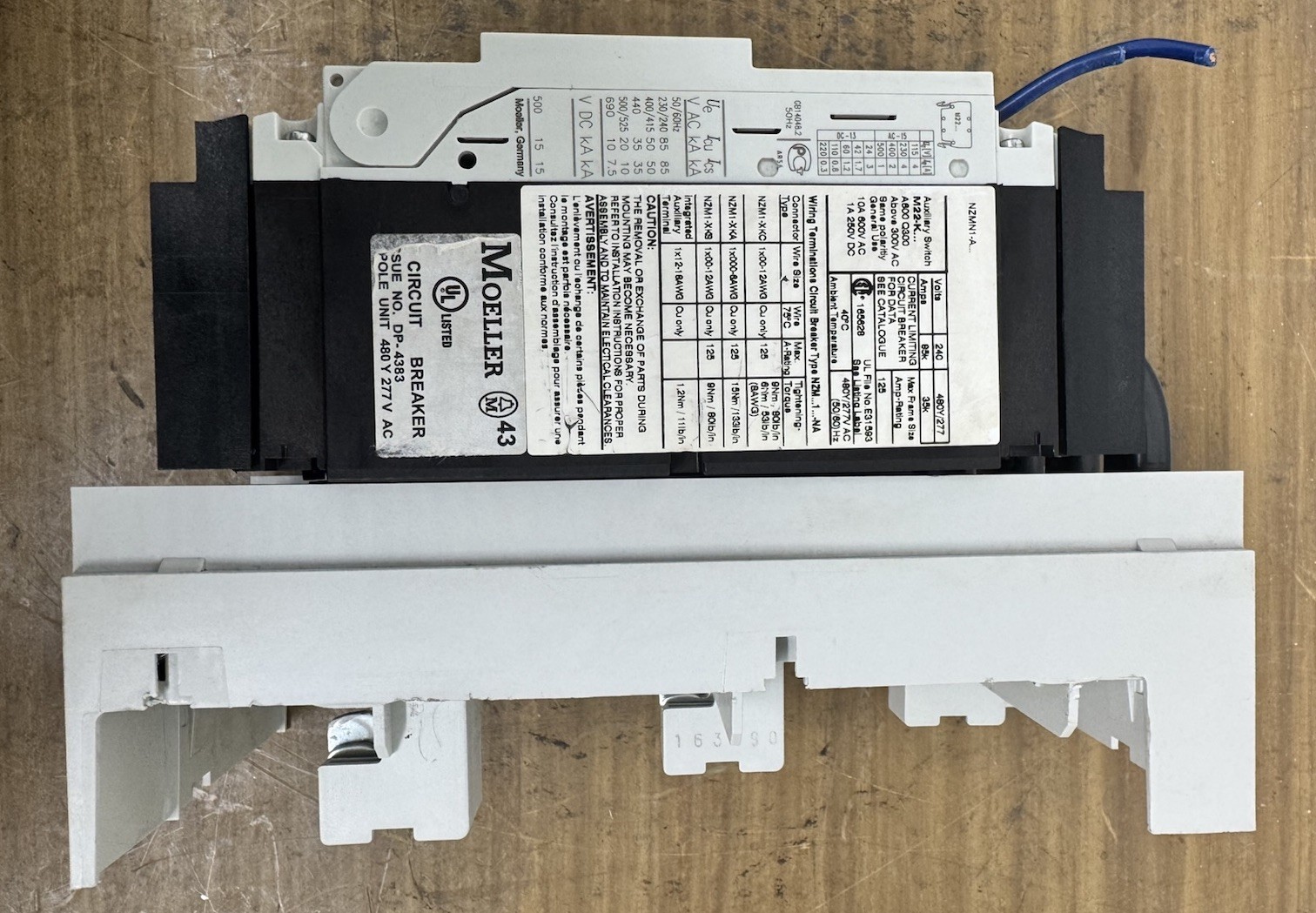 MOELLER, CIRCUIT BREAKER, NZM1 3 POLE 25A