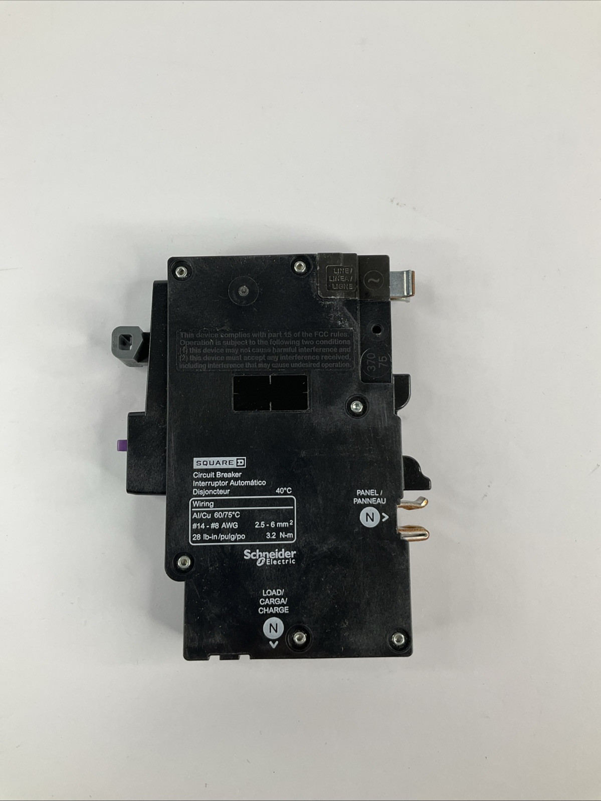 Square D By Schneider Electric (QO115PAFGF/QO115PDF)circuit breaker