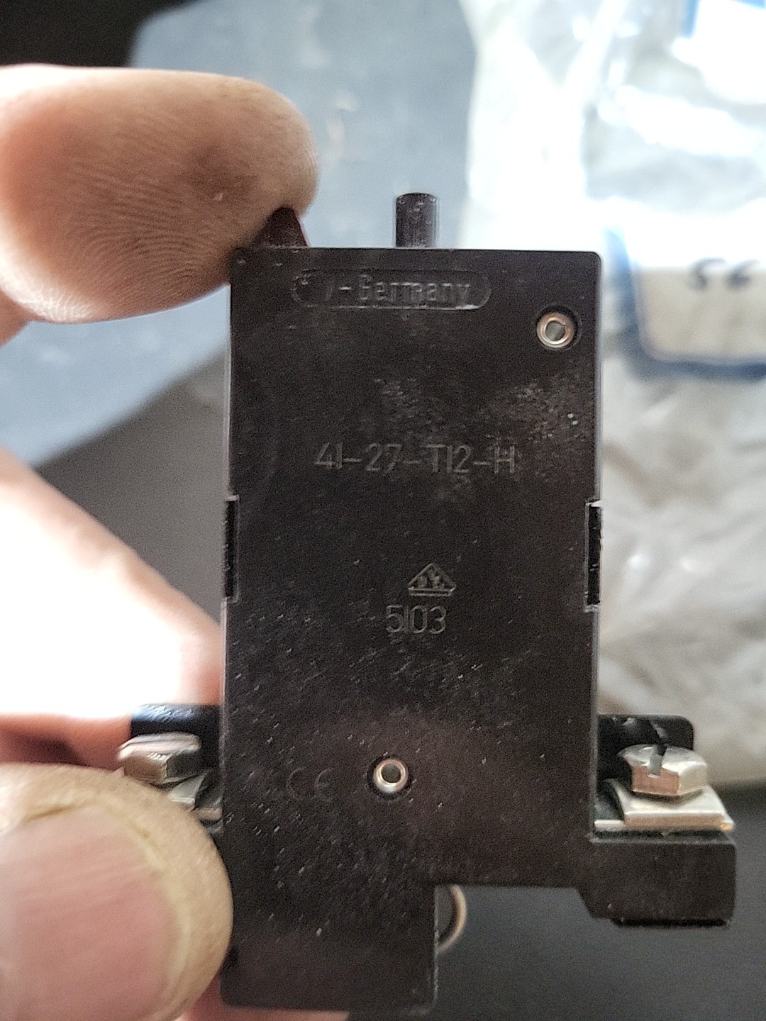 ETA 41 27-T12-H-25A THERMAL OVERCURRENT CIRCUIT BREAKER DC 28V
