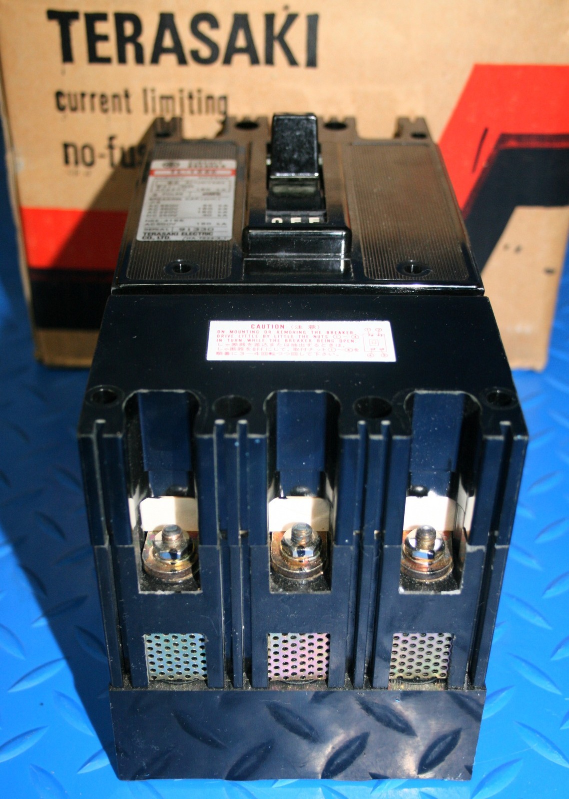 TL-100C CIRCUIT BREAKER TERASAKI AC 600V DC250V 3 POLES new