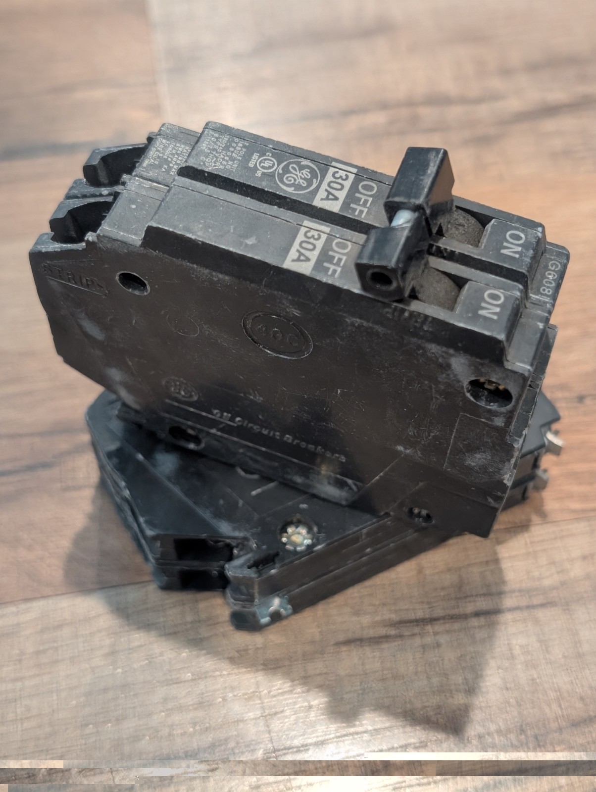 GE Q-Line 30 Amp 1 in. Double-Pole Circuit Breaker (THQP230) (Bundle of 2)