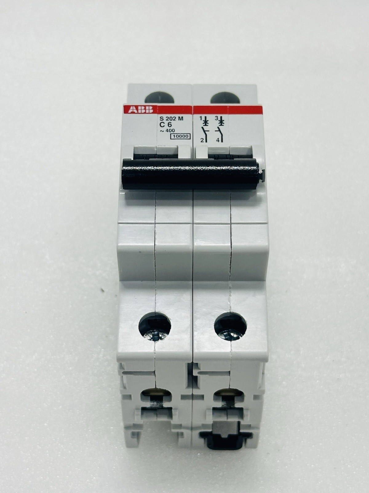 NEW ABB S 202 M C 6 2 Pole Miniature Circuit Breaker 6A S202M-C6