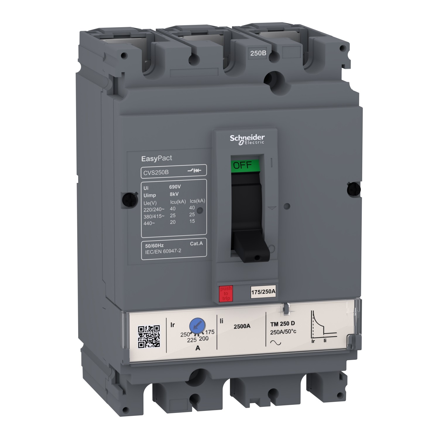 Schneider LV510774 – MCCB TM50D 3P3D CVS100B – Made In INDIA