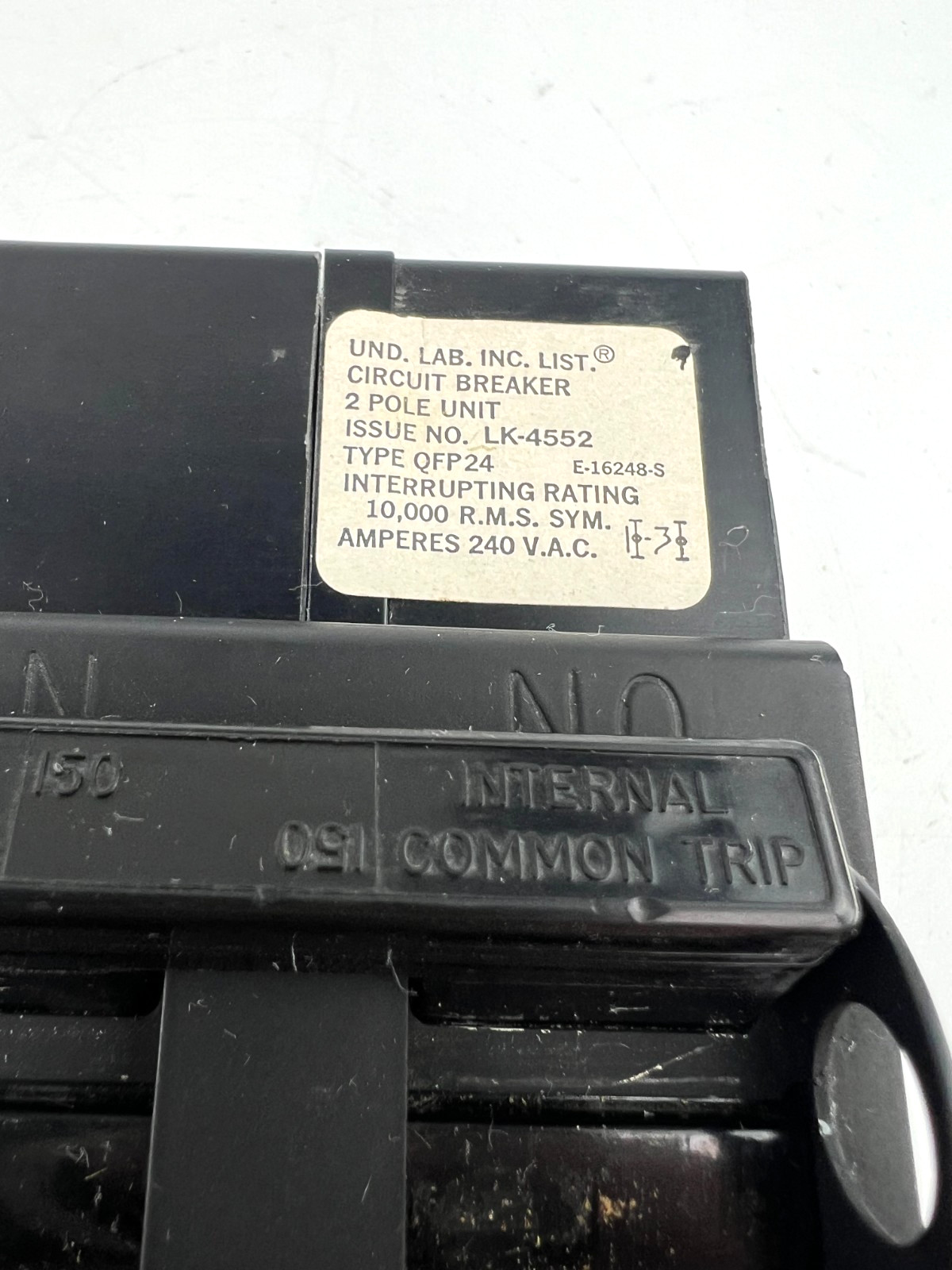 Zinsco 150 Amp 2 Pole Type QFP Circuit Breaker 150A QFP24 240V — Next Day Option