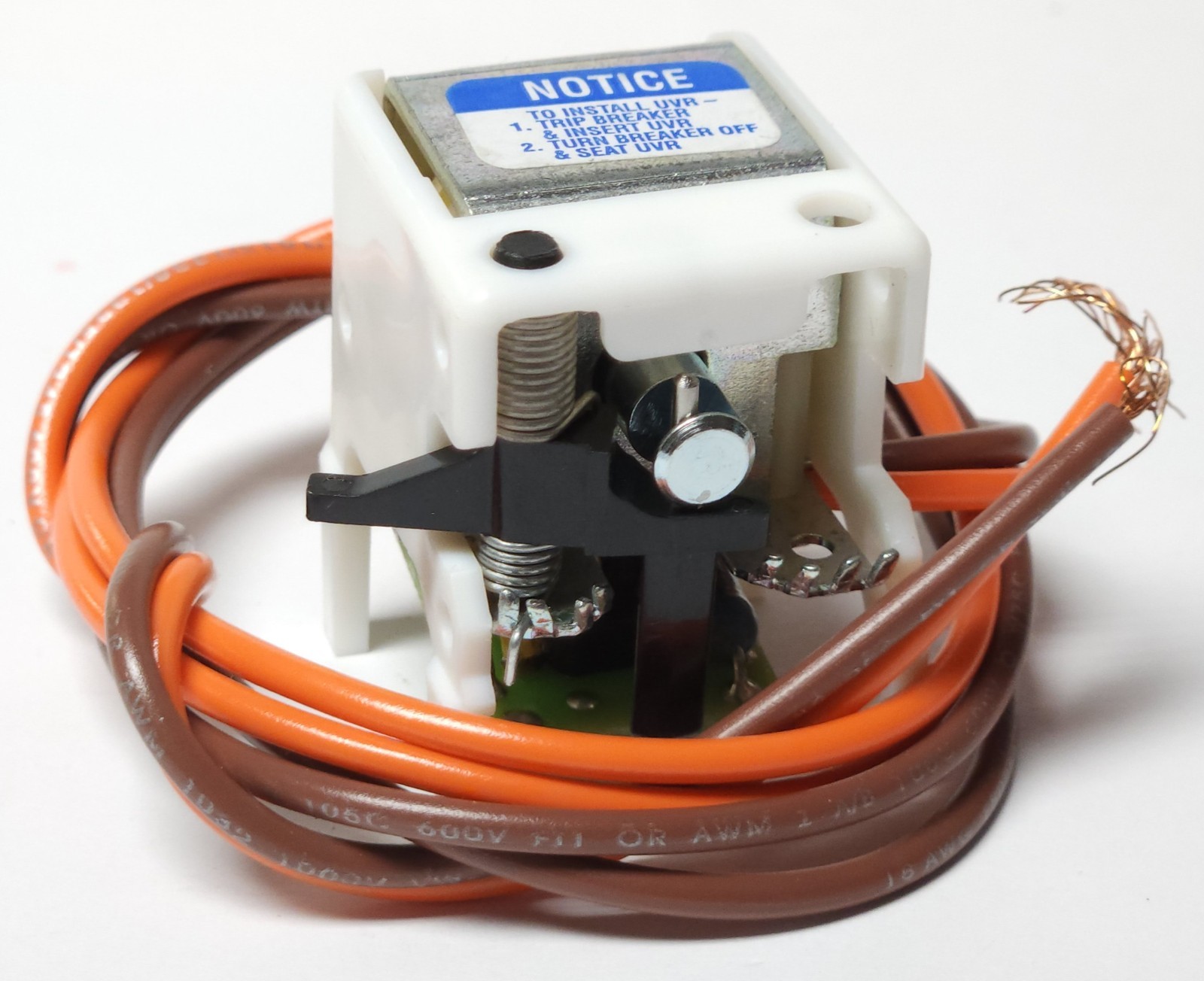 EATON CUTLER HAMMER UVH1RP22K F Frame 48 VAC VDC UVR Undervoltage Release 1490D7