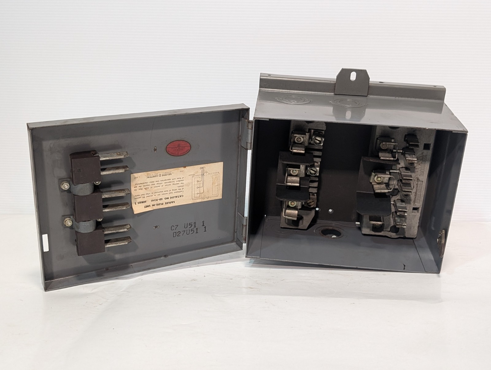 Square D SD-9341 Saflex Bus Plug-In Unit, Series 2, 30A, 3 Phase, 3 Wire, 600VAC