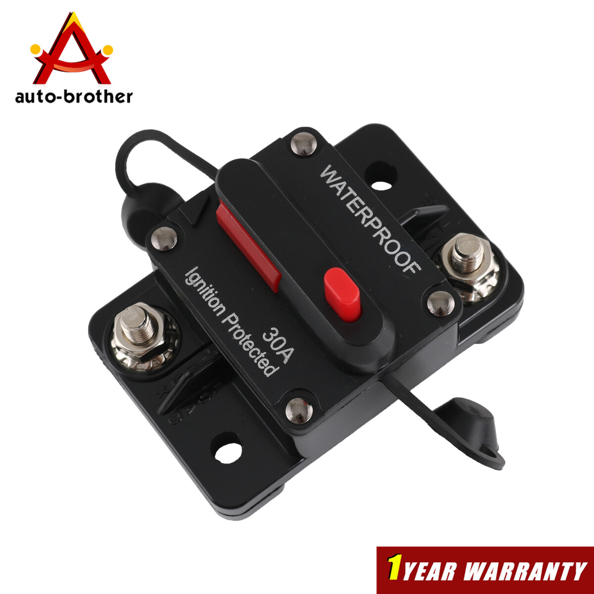 Manual Reset Switch Circuit Breaker Audio Fuse 30A-300A Amp 12V-48V DC Car Boat