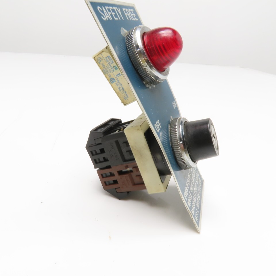 Fuji Electric AH25-J2 Safety Free Key Switch with Red Indicator Light AH25-ZM