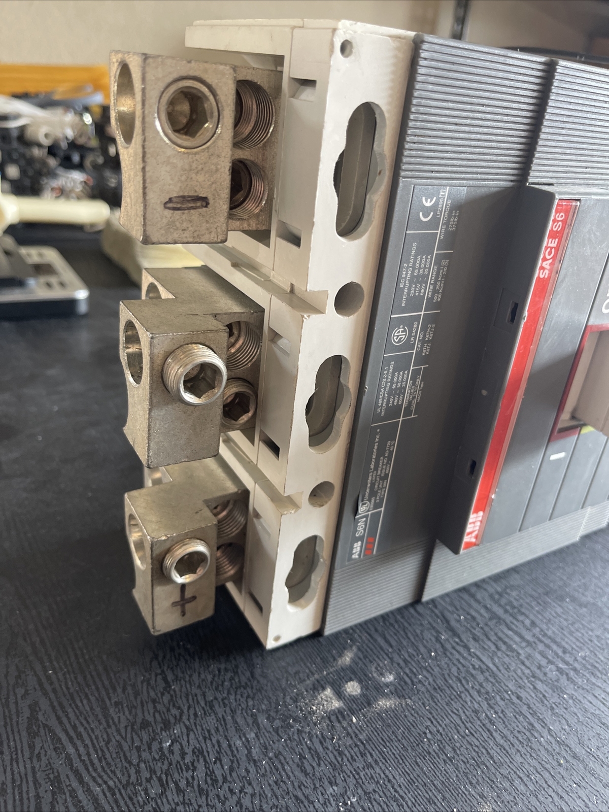 ABB S6N SACE S6 600amp NR. AH08014535