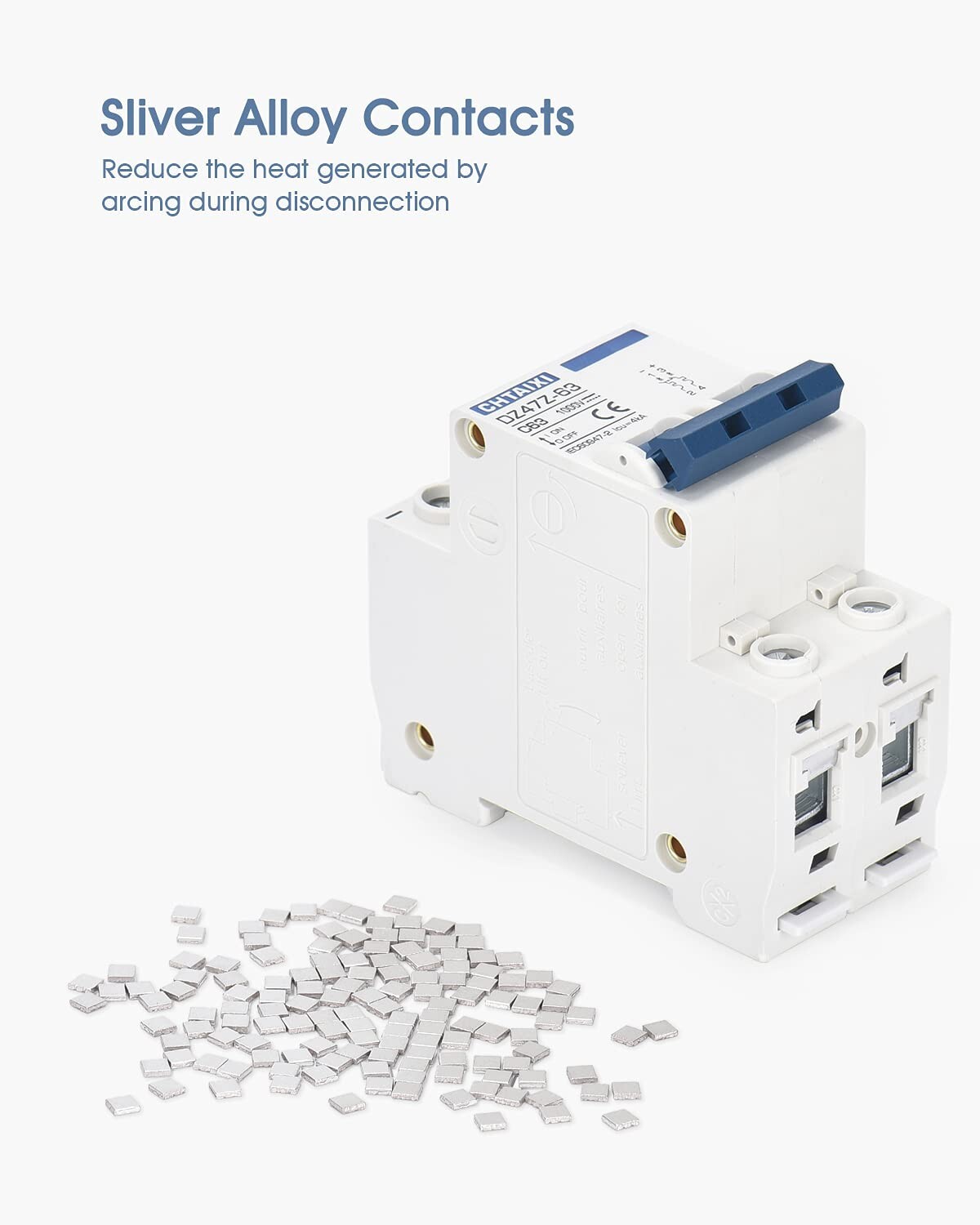 Screw Clamp DC Miniature Circuit Breaker – 1000V 63A for Secure Installations
