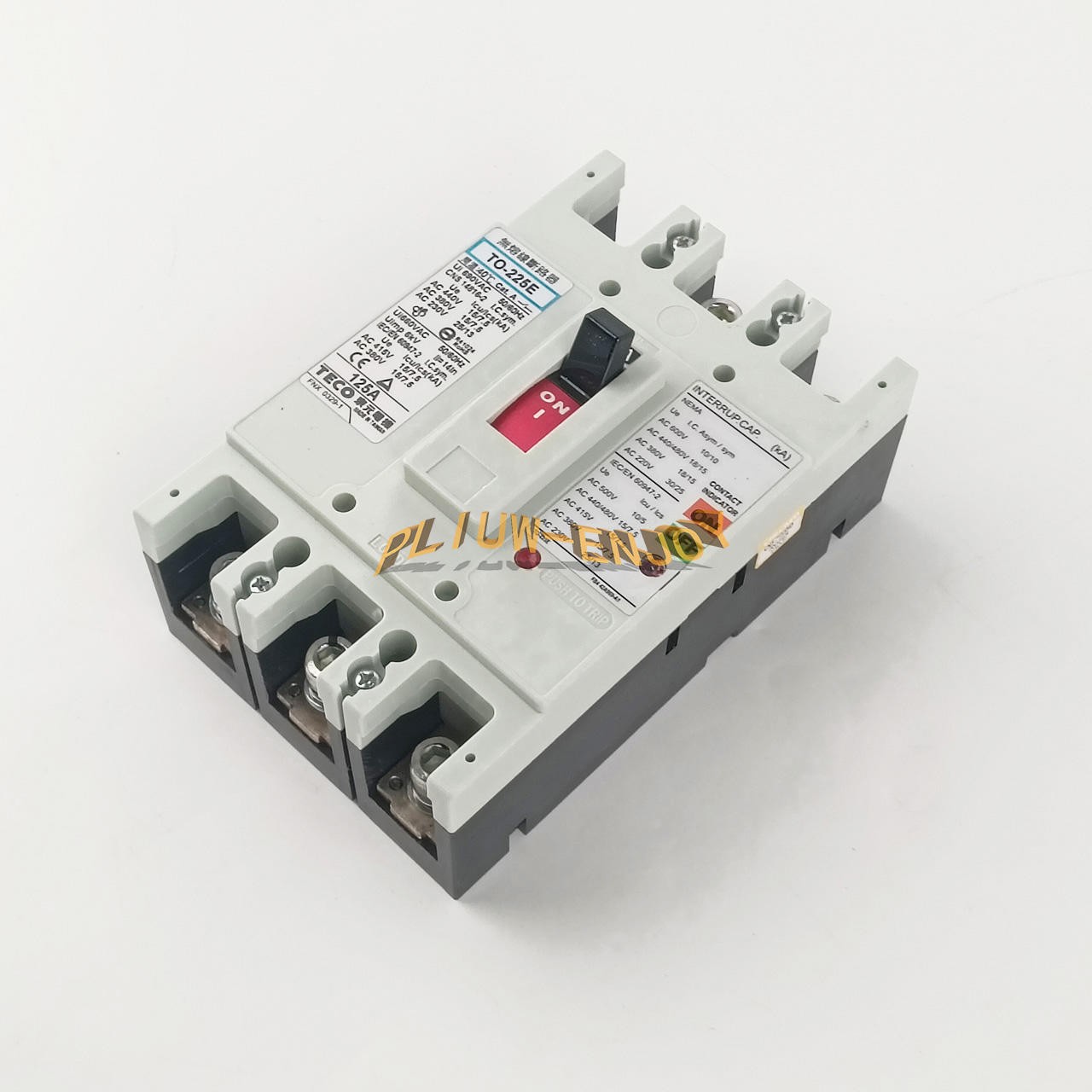 1PCS New TECO TO-225E 3P 125A Circuit Breaker