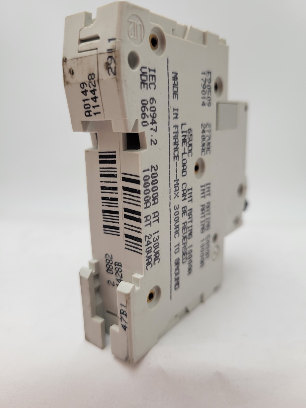 Merlin Gerin C60N DIN Rail Multi-9 Circuit Breaker 4A 277V 1P 1PH Type C 4 Amp