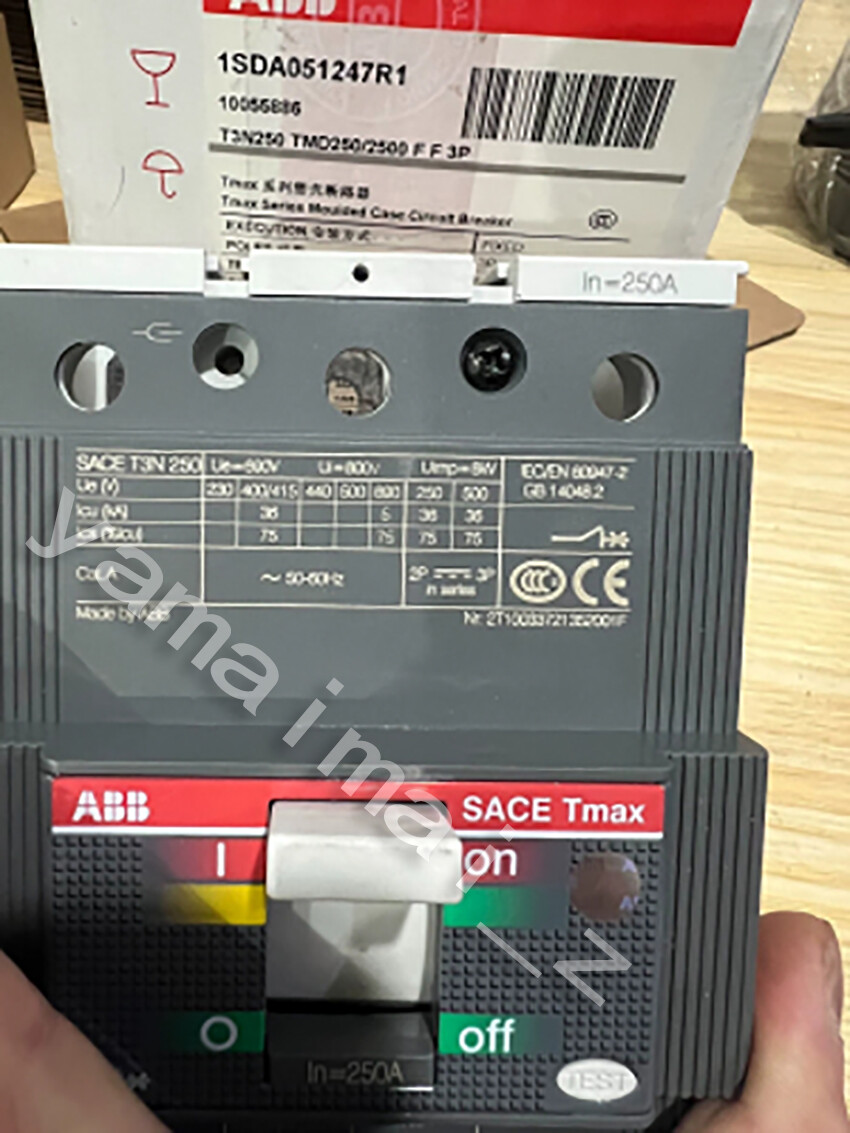 1pc ABB SACE TMAX T3N 250 250A Circuit Breaker Fast Ship