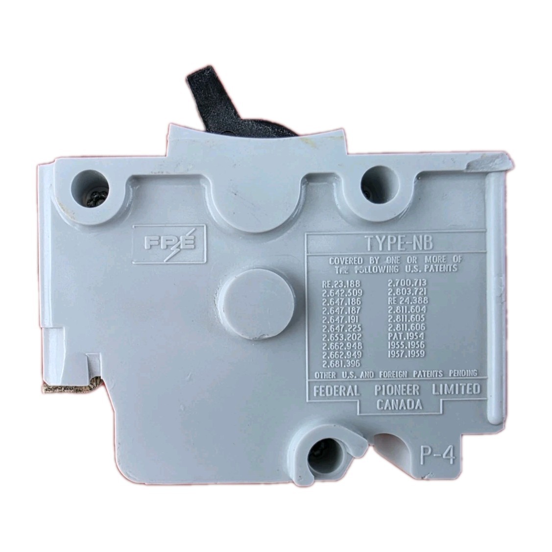 FPE Federal Pioneer Stab-Lok 60A 2 Pole Circuit Breaker NA260 Seller Refurbished