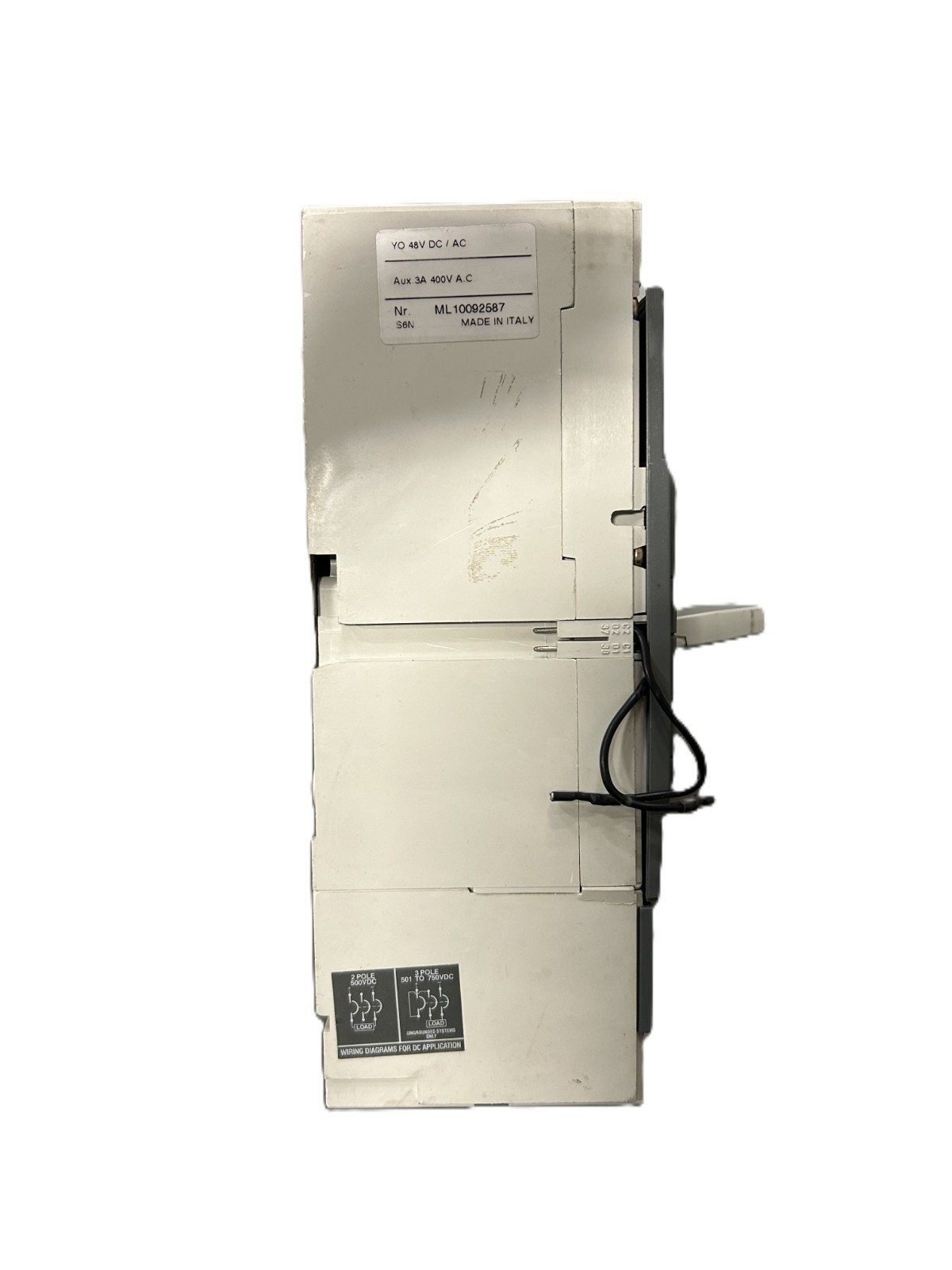 ABB SACE S6 S6N Circuit Breaker 600A 2-Pole 600VAC