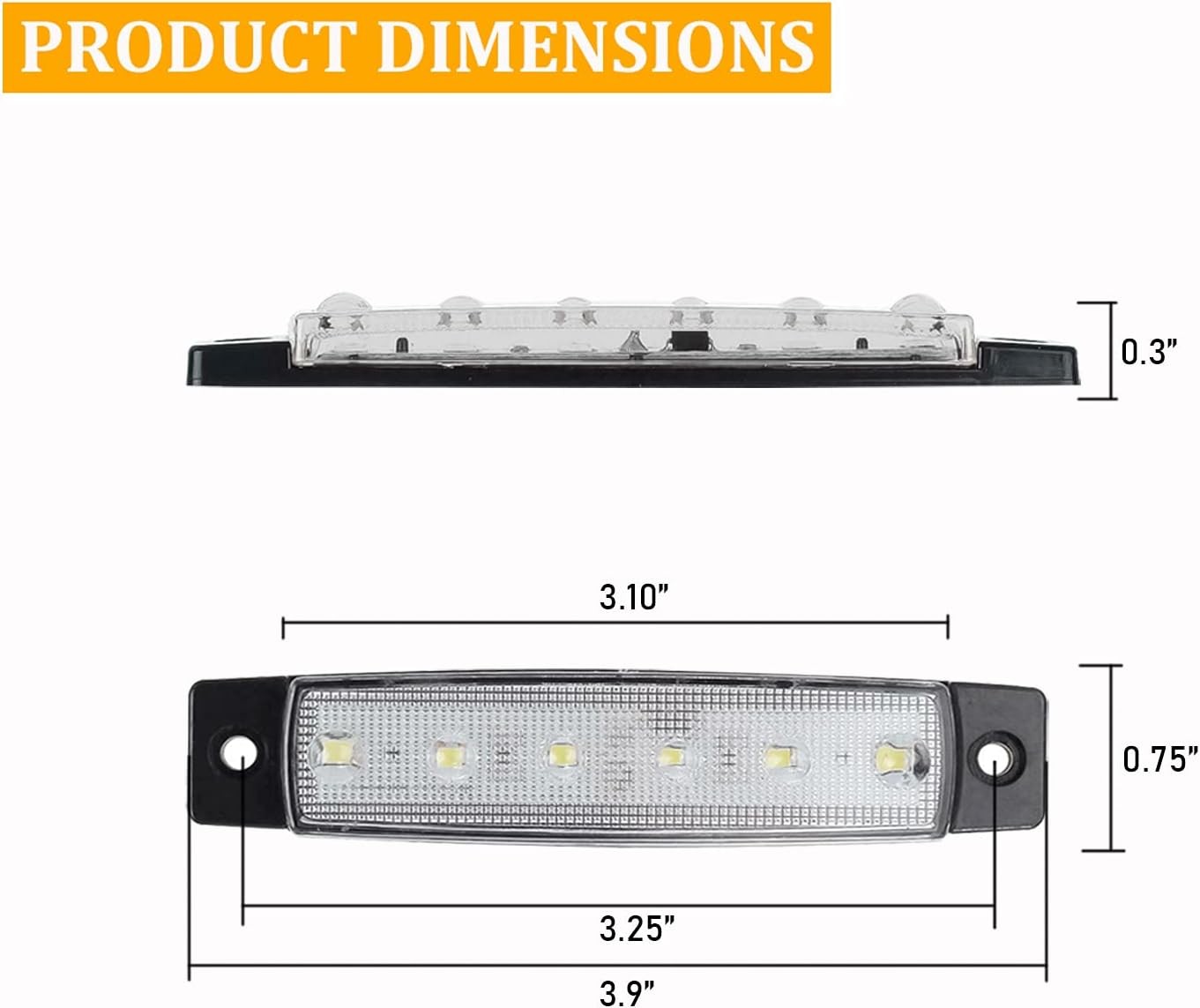 PSEQT LED Boat Interior Lights Marine Courtesy Light Strip Deck Transom Cockpit
