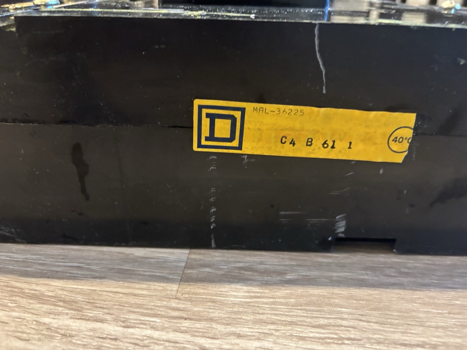 Square D Mal36225 3 Pole 225 Amp Breaker