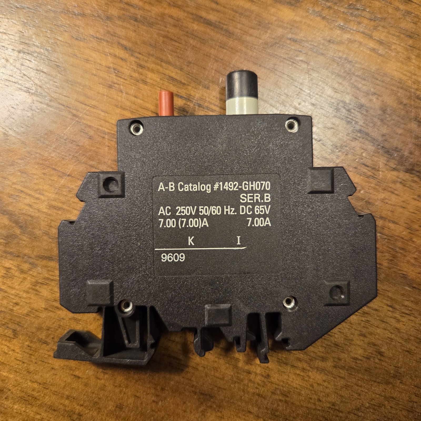 Allen-Bradley 1492-GH070 Ser B 7A 1P DIN Rail MCB 250VAC/65VDC