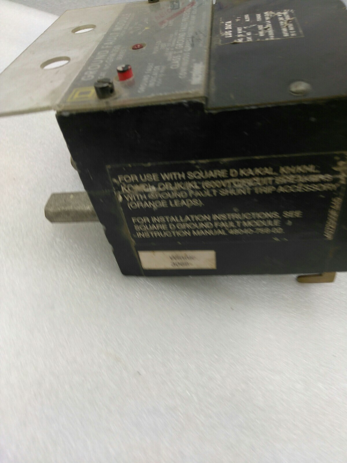 Square D GFM250KA Ground Fault Module 250A 600V 3 Pole (321E)
