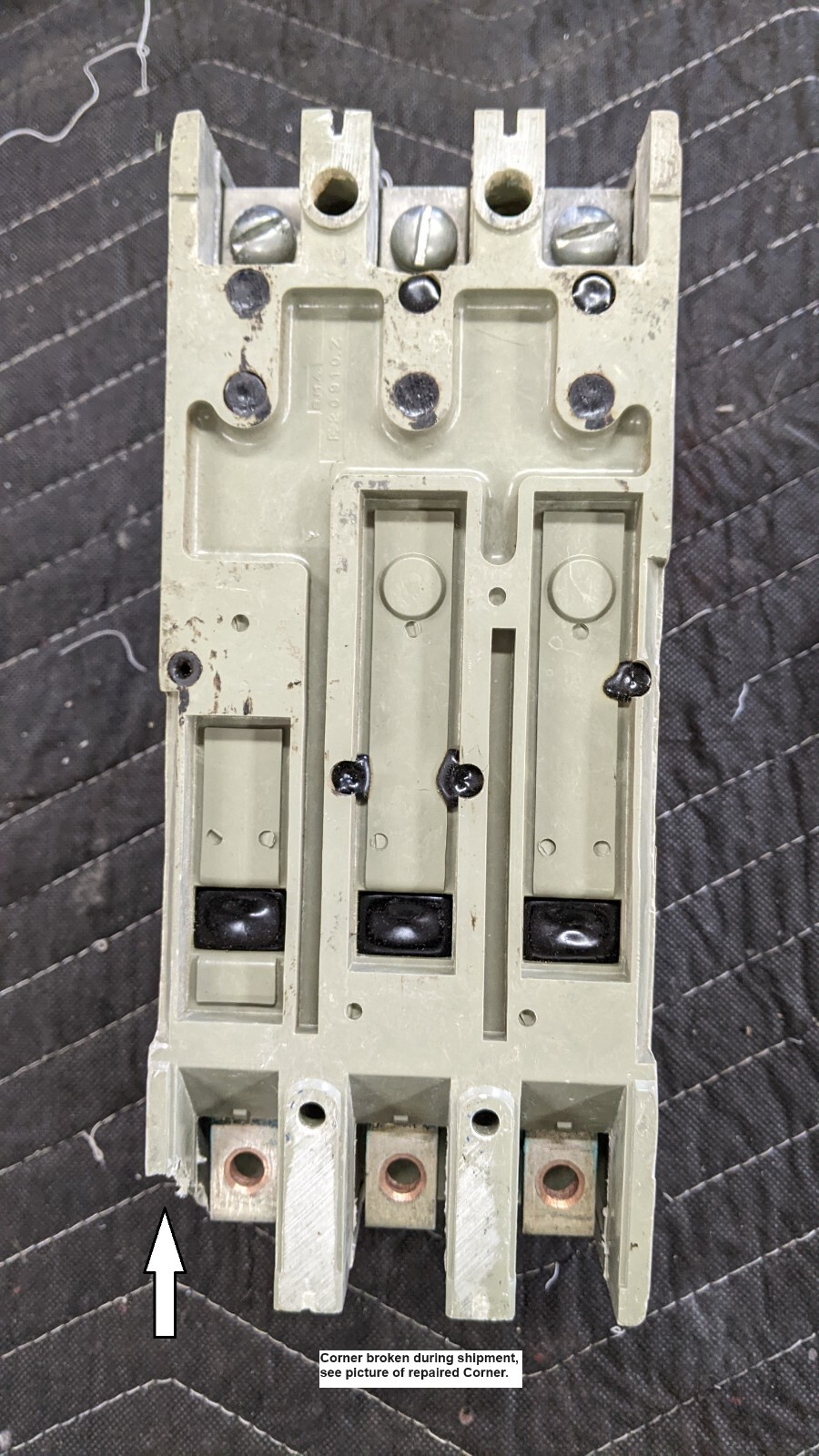 Federal Pacific HFJ631200 3P 200A 600V Breaker – Used – Cosmetic Repair