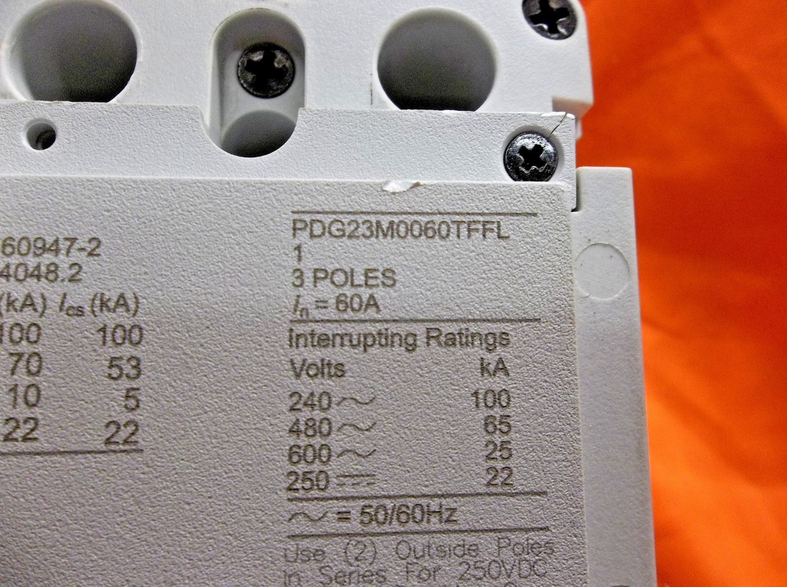 EATON PDG23M0060TFFL circuit breaker 1106B3