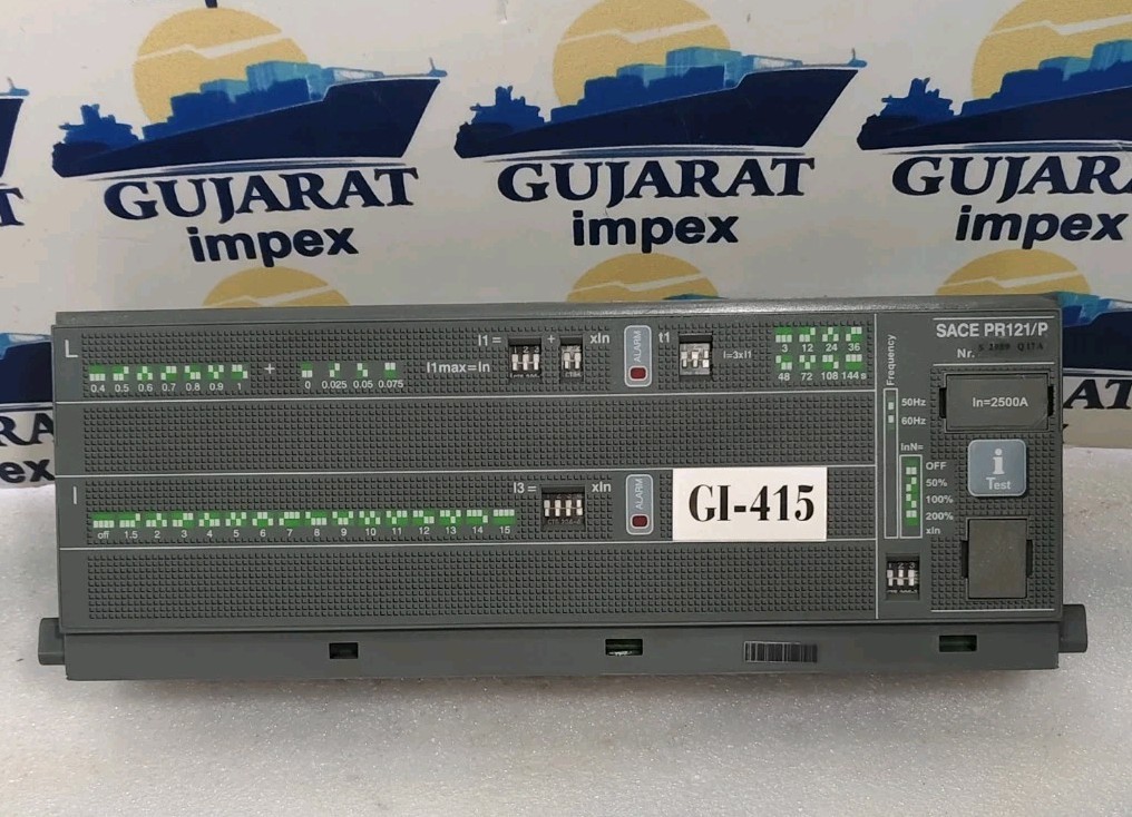 ABB SACE PR121/P 2500A POWER CIRCUIT BREAKER TRIP UNIT BEST OF CONDITION USED