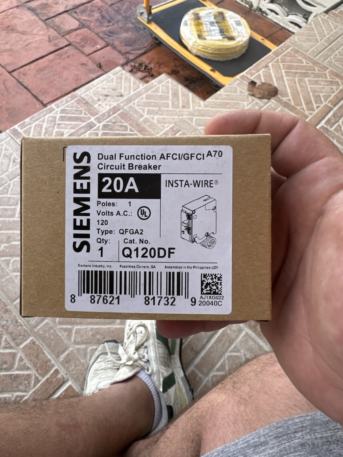 Siemens Q120DF GFCI Breaker