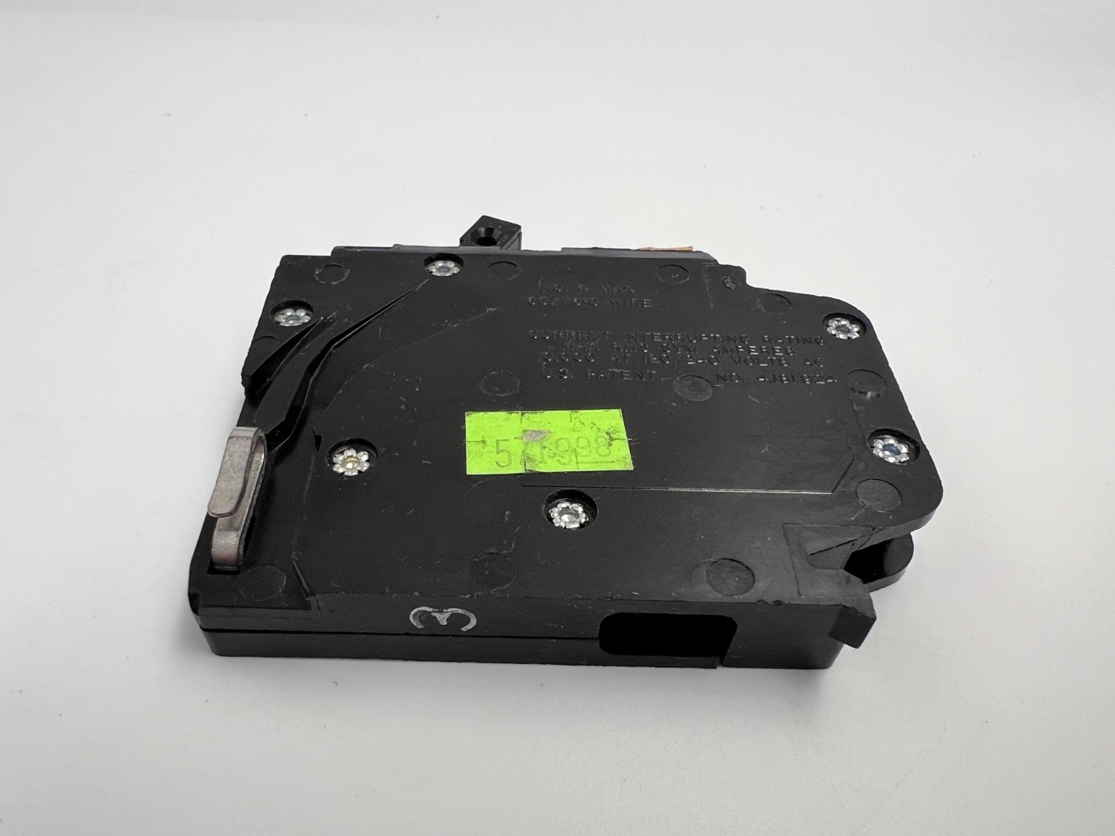 Crouse Hinds 15 Amp 1 Pole MH115L MH/MM Circuit Breaker LEFT CLIP
