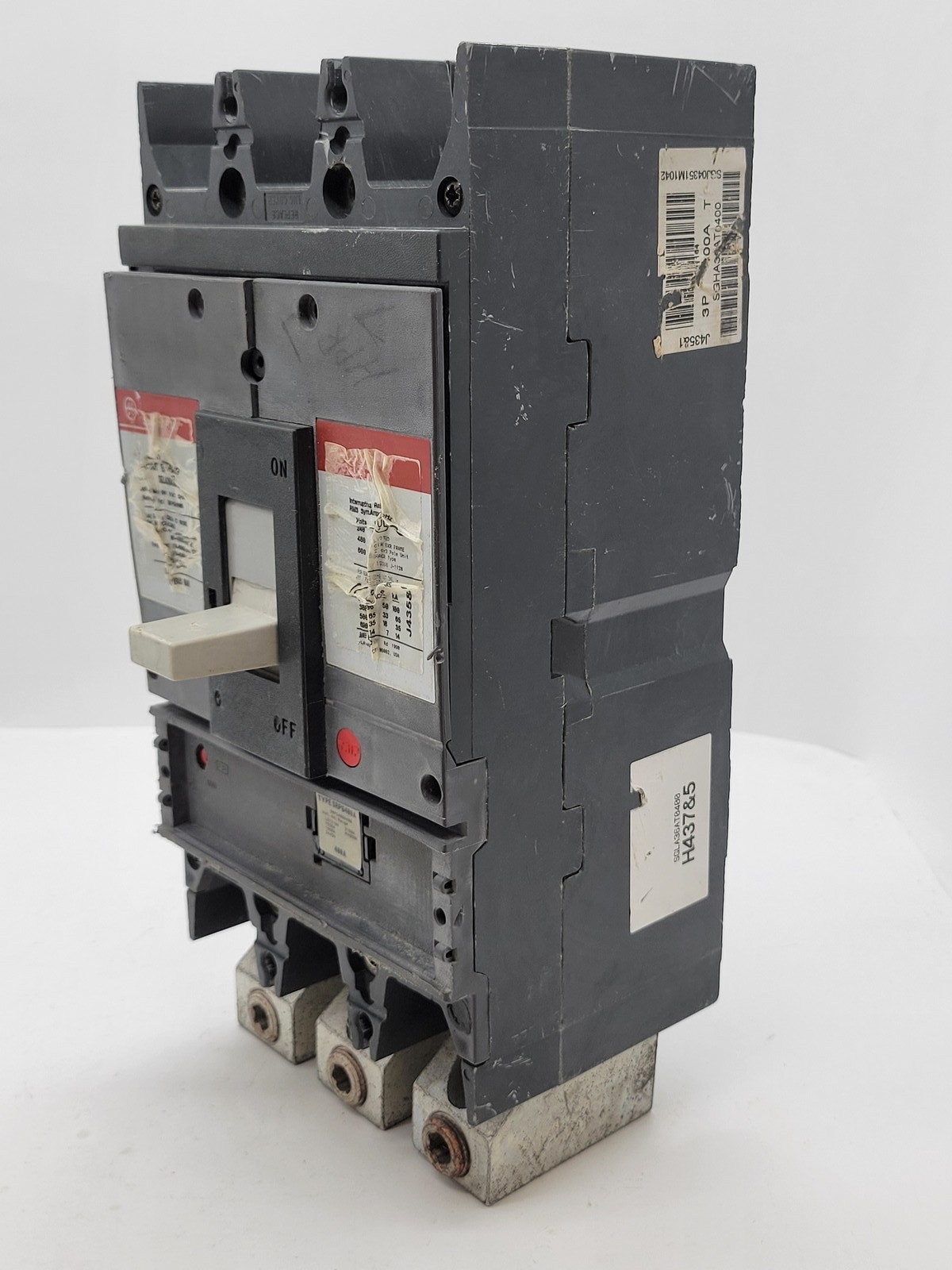 General Electric SGLA36AT0400 Bolt-On Circuit Breaker 400A 3P 600V 3PH 400A Trip