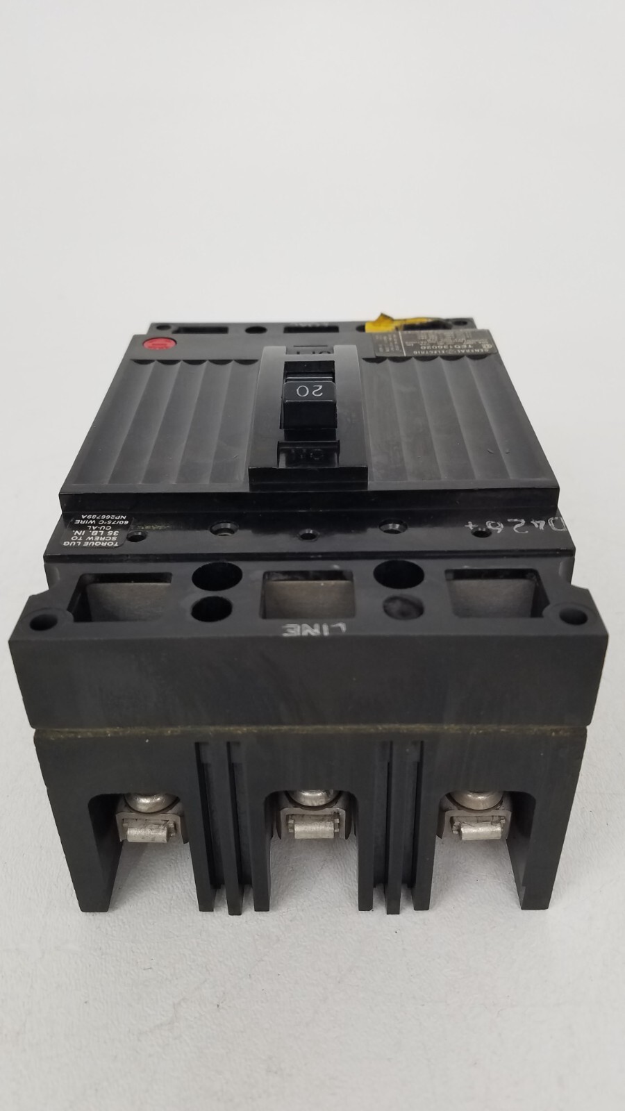 TED136020 GE 20 Amp 600 Volt Circuit Breaker – Next Day Option