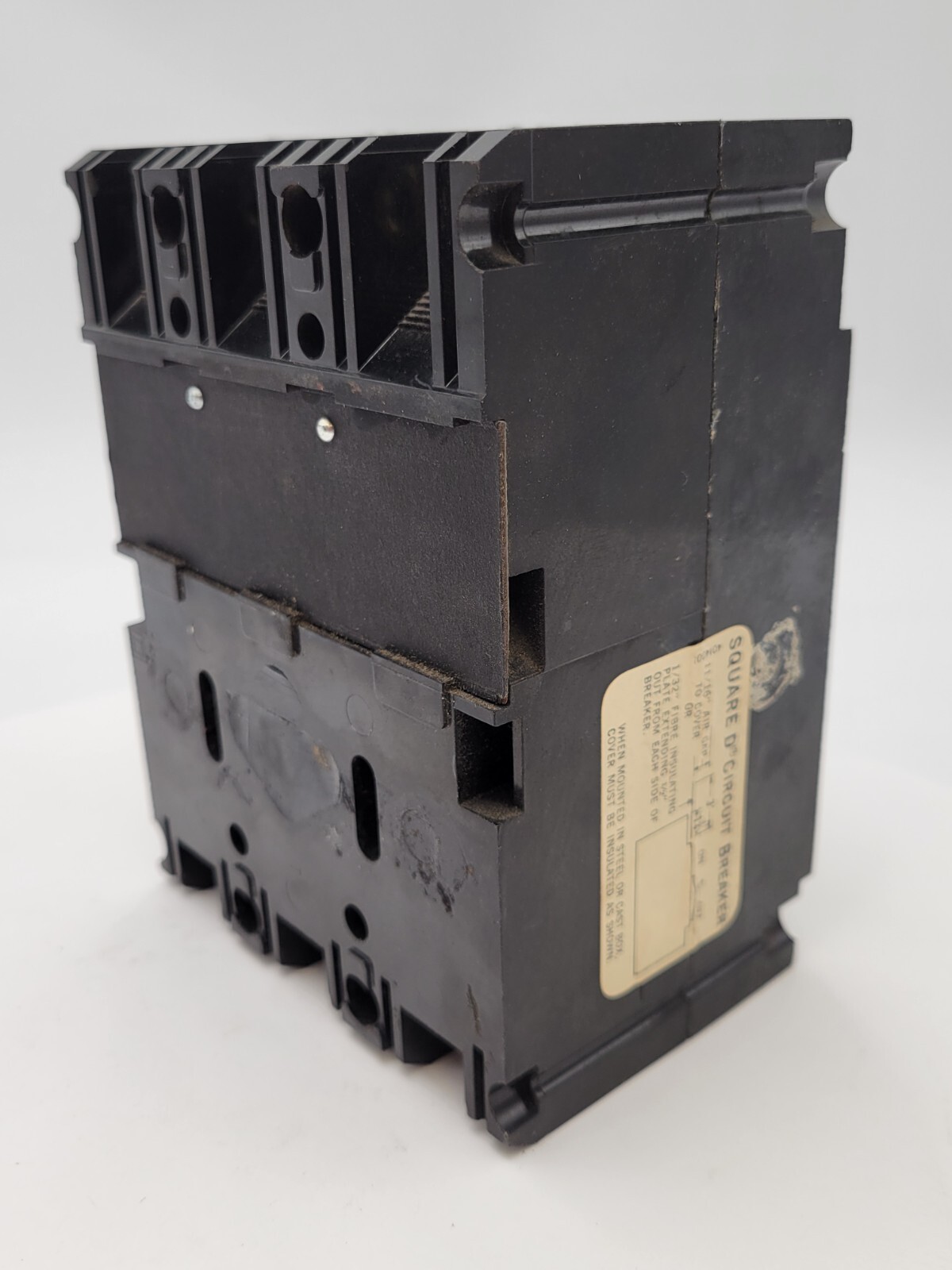 Square D FHL-36080 Feed-Thru Circuit Breaker 80A 600V 3P 3PH FAL 80 Amp 3 Pole