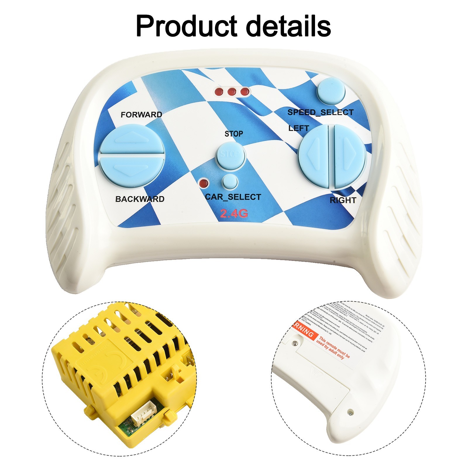 High Performance 5 Pin Control Box for Electric Car Remote Control
