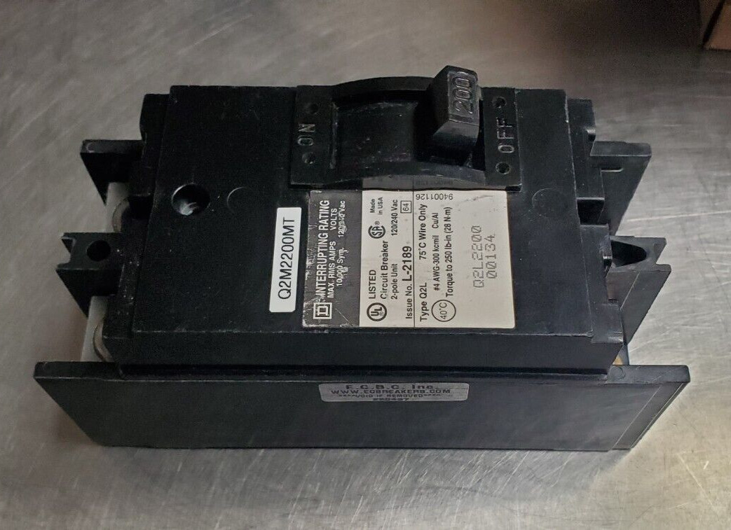 PERFECT SQUARE D Q2M2200-MT (MODIFIED FROM Q2L2200) W/ LOAD SIDE STUDS.