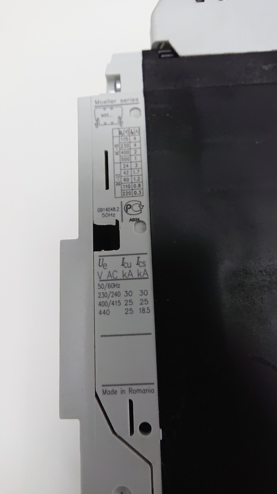 Eaton Moeller NZM 1 63A Circuit Breaker + Busbar Adapter XAD160