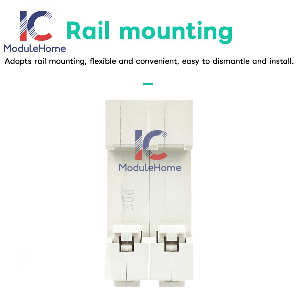 DZ47-63 2P Mini Circuit Breaker 6-63A Overload Short Circuit Protetion 400V 50Hz