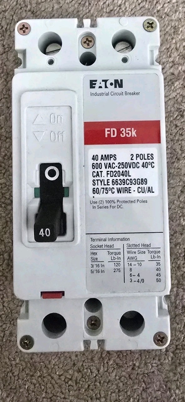 EATON CORPORATION FD2040L / FD2040L (NEW IN BOX)