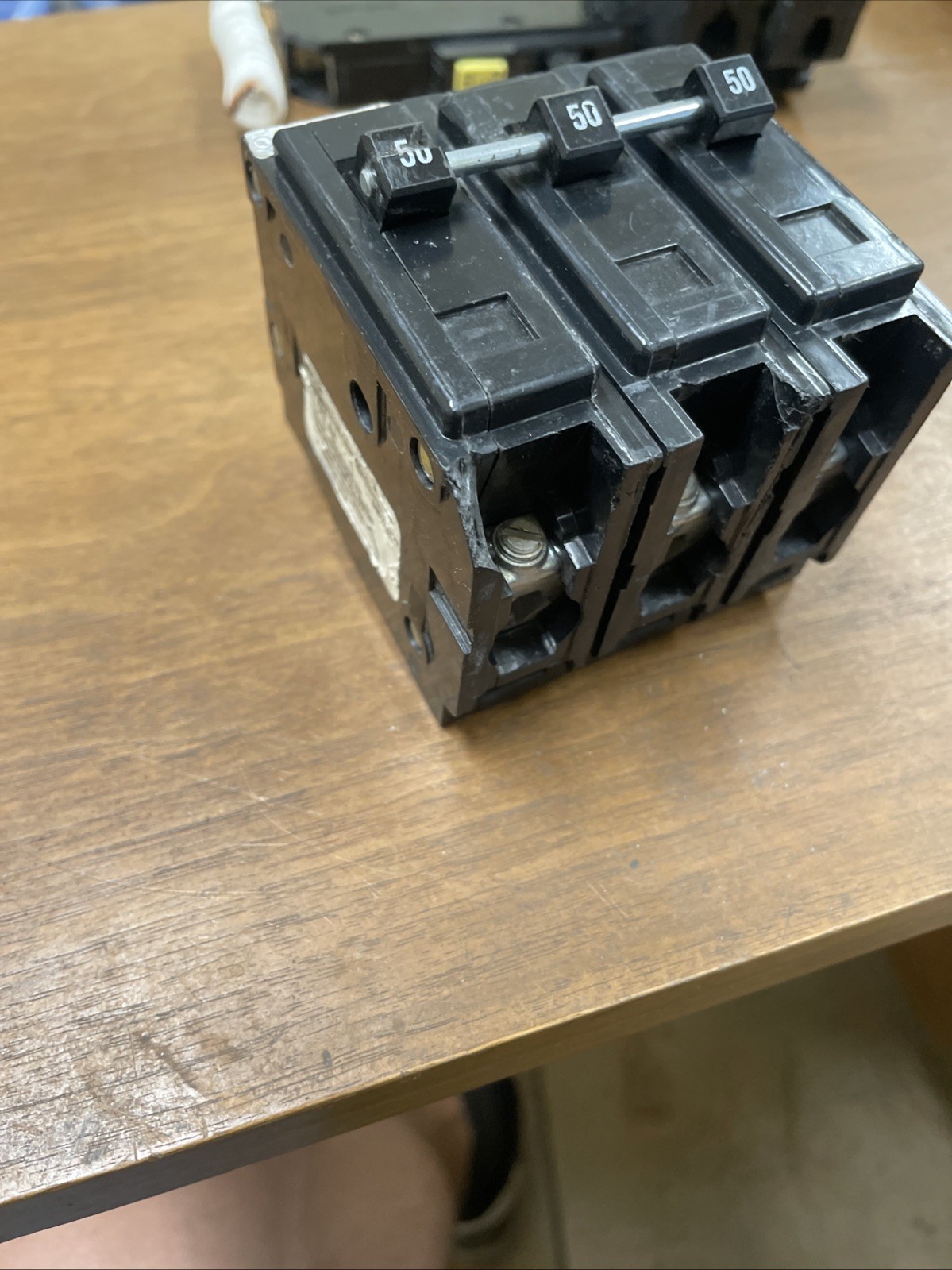 Eaton Type BA Circuit Breaker BAB3050H 50A 240V 3P Used D212
