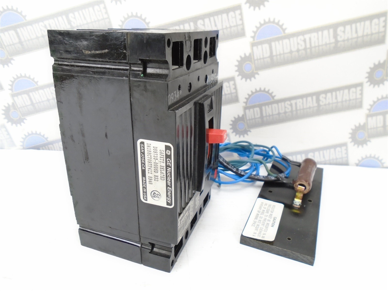 GE – THED136040WL – 40A – 3 Pole – 240-600 VAC – w/EXTERNAL RESISTOR 20k Ω 25W